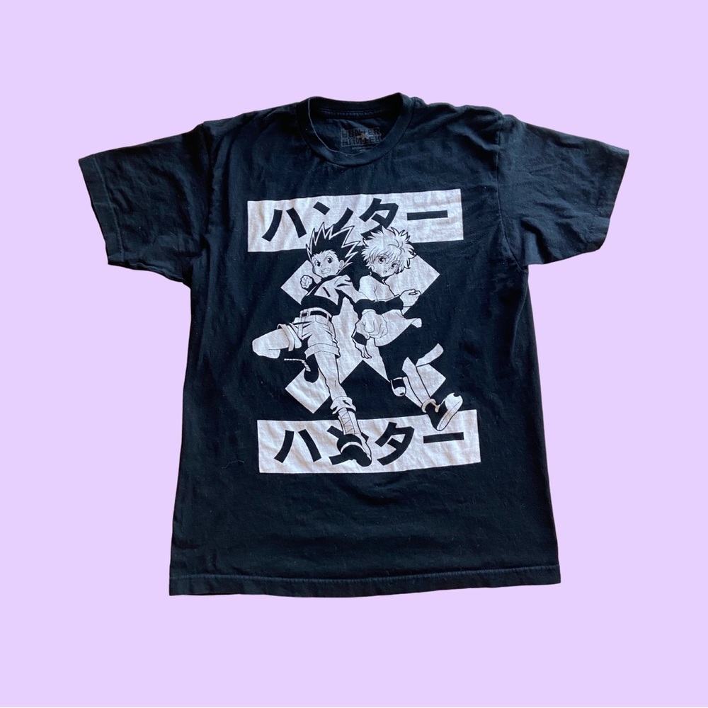 HxH Hunter x Hunter Black Graphic T-Shirt 🔥